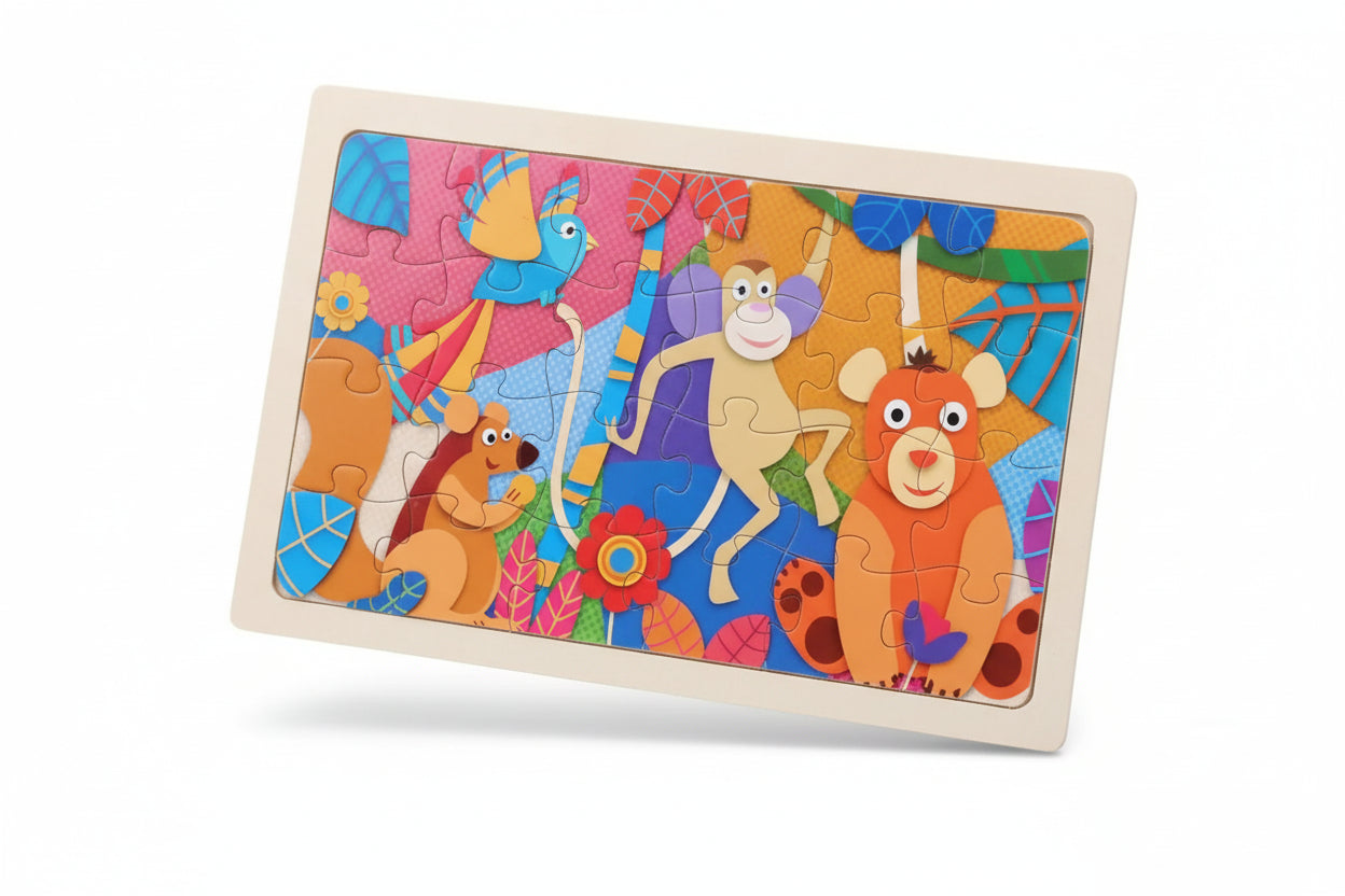 puzzle animaux 24 pièces I boutique1one chimpanzee 14