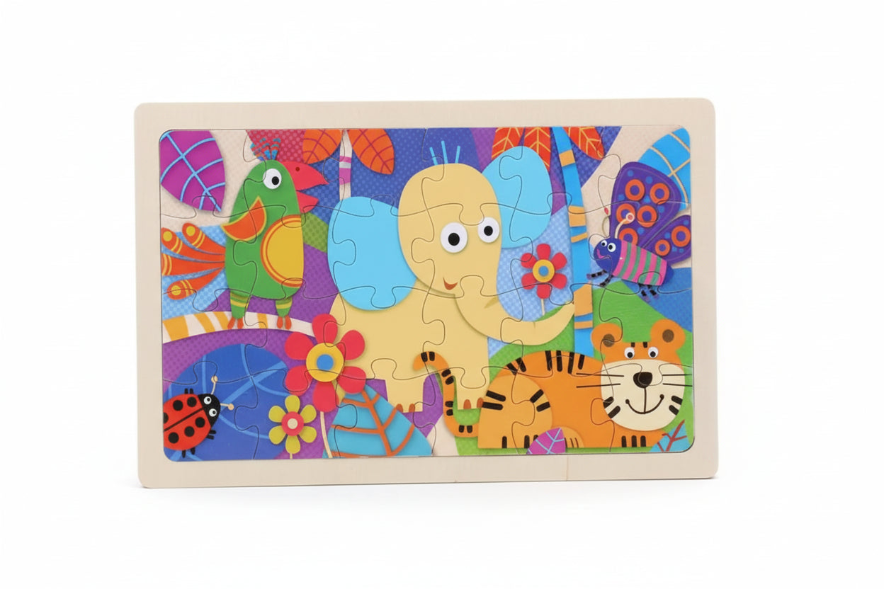 puzzle animaux 24 pièces I boutique1one parrot 13