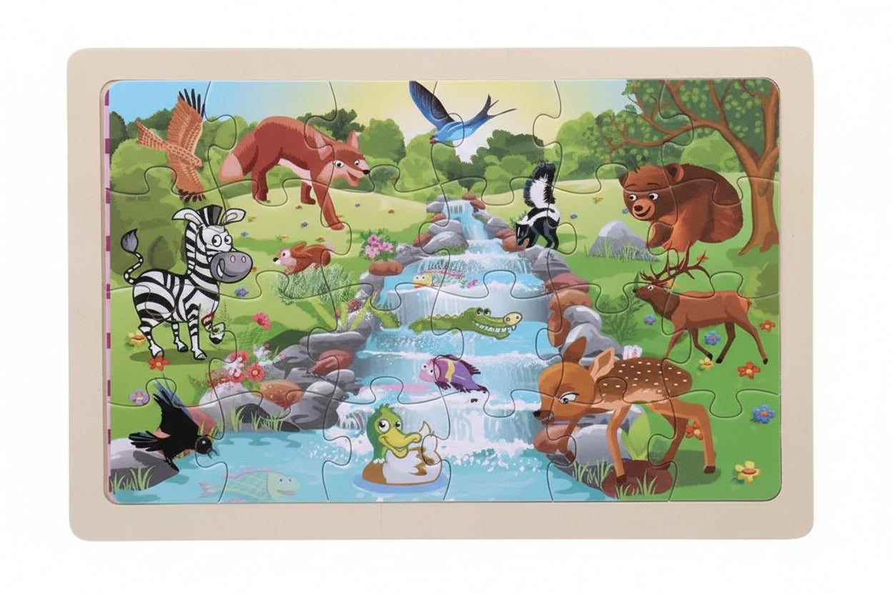 puzzle animaux 24 pièces I boutique1one Sika deer