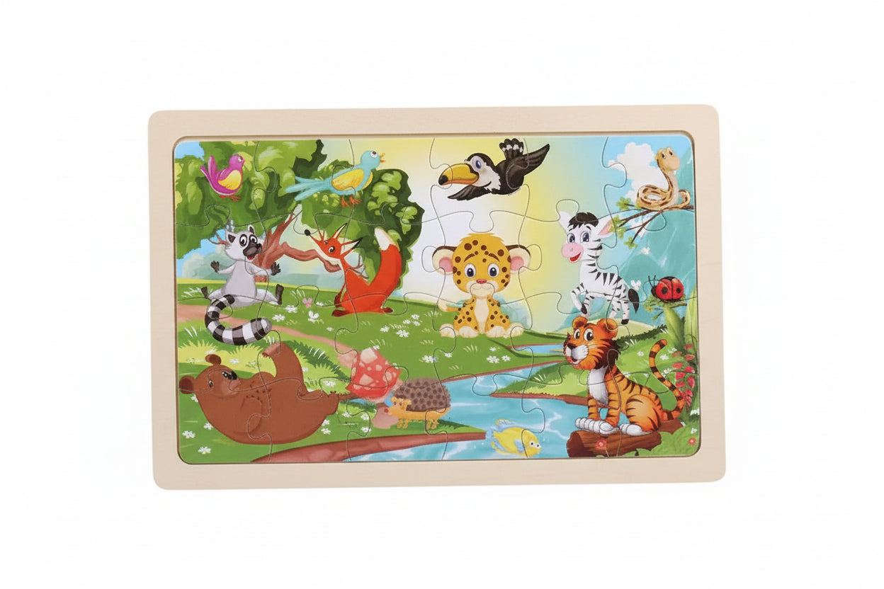 puzzle animaux 24 pièces I boutique1one zebra 11 1