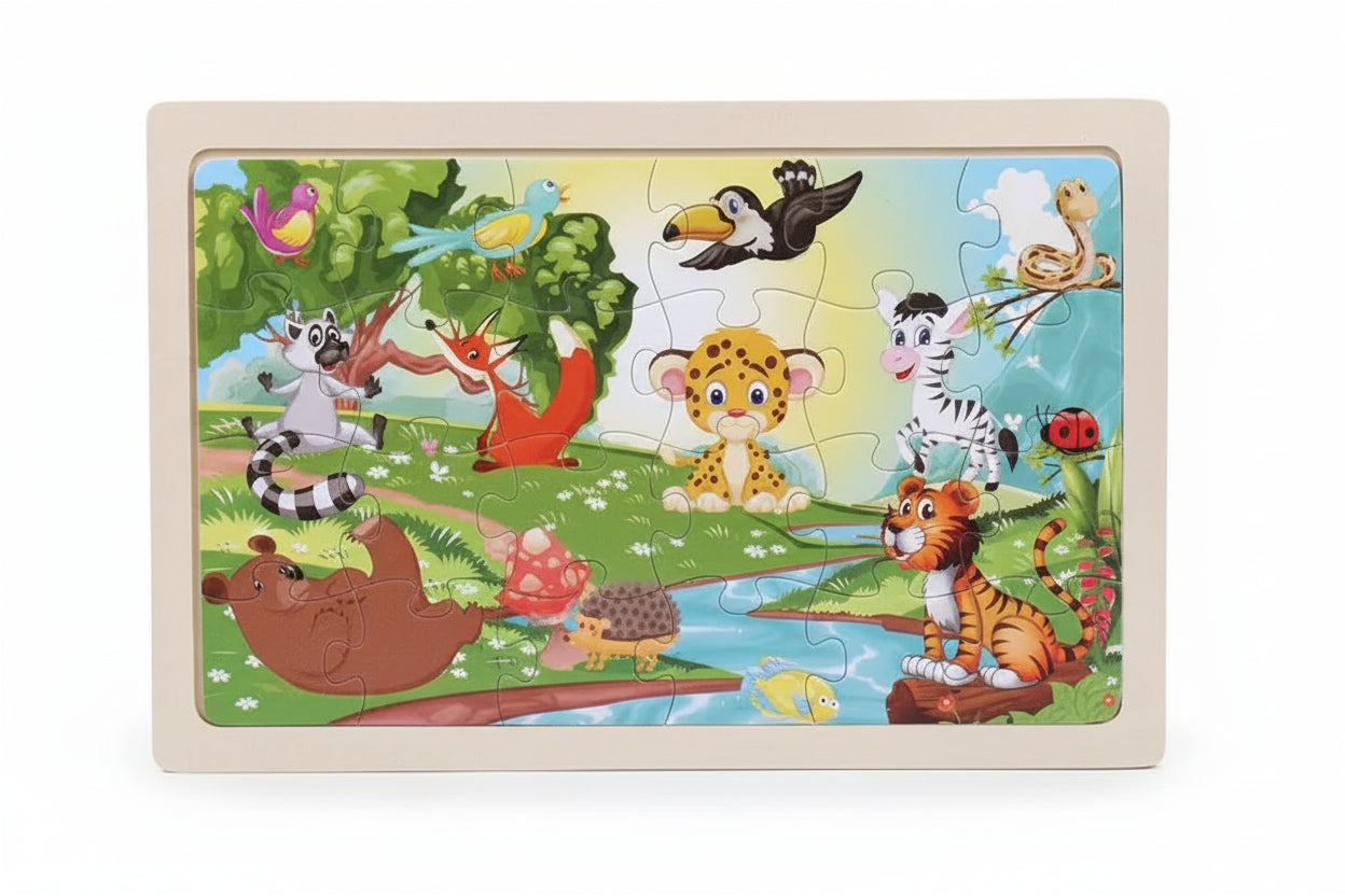 puzzle animaux 24 pièces I boutique1one zebra 11