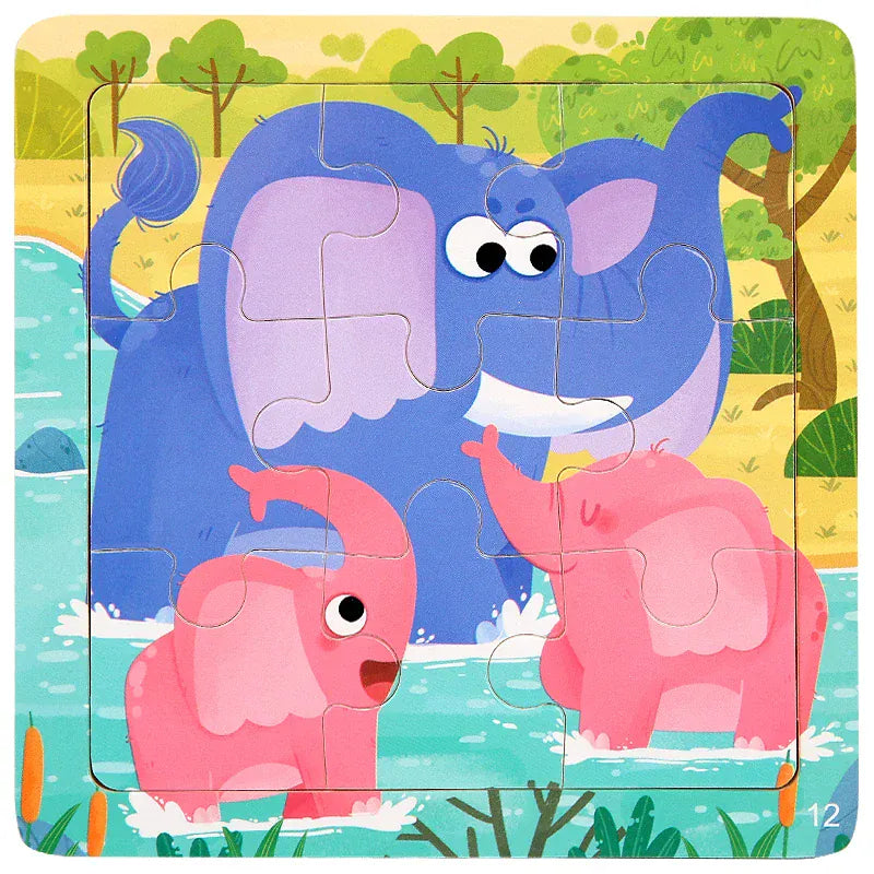 puzzle animaux et autres I boutique1one Yellow