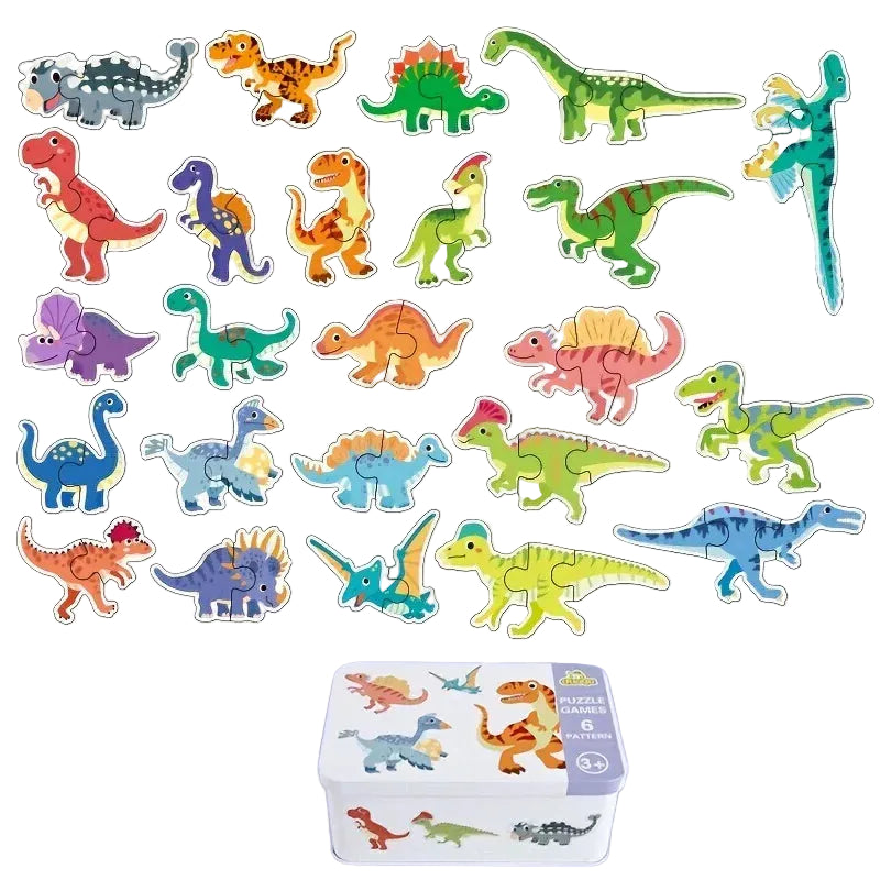puzzle boite éducatif I boutique1one dinosaur