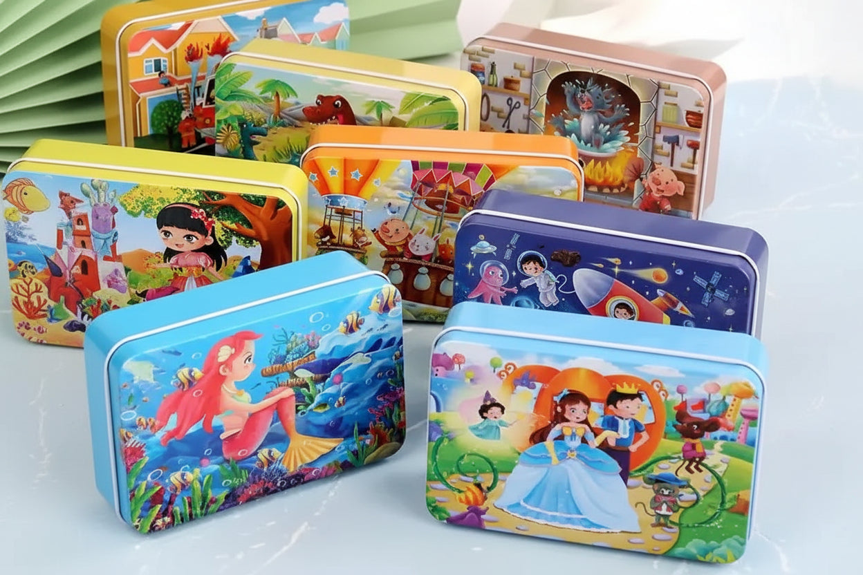puzzle boite en metal different modèle I boutique1one