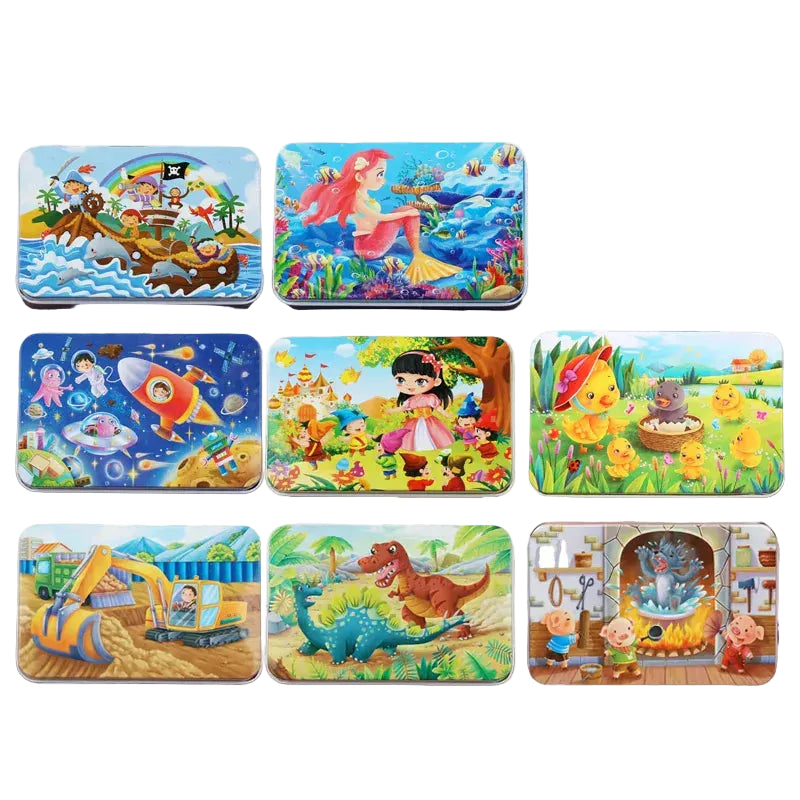 puzzle boite en metal different modèle I boutique1one Random 1pcs / CHINA