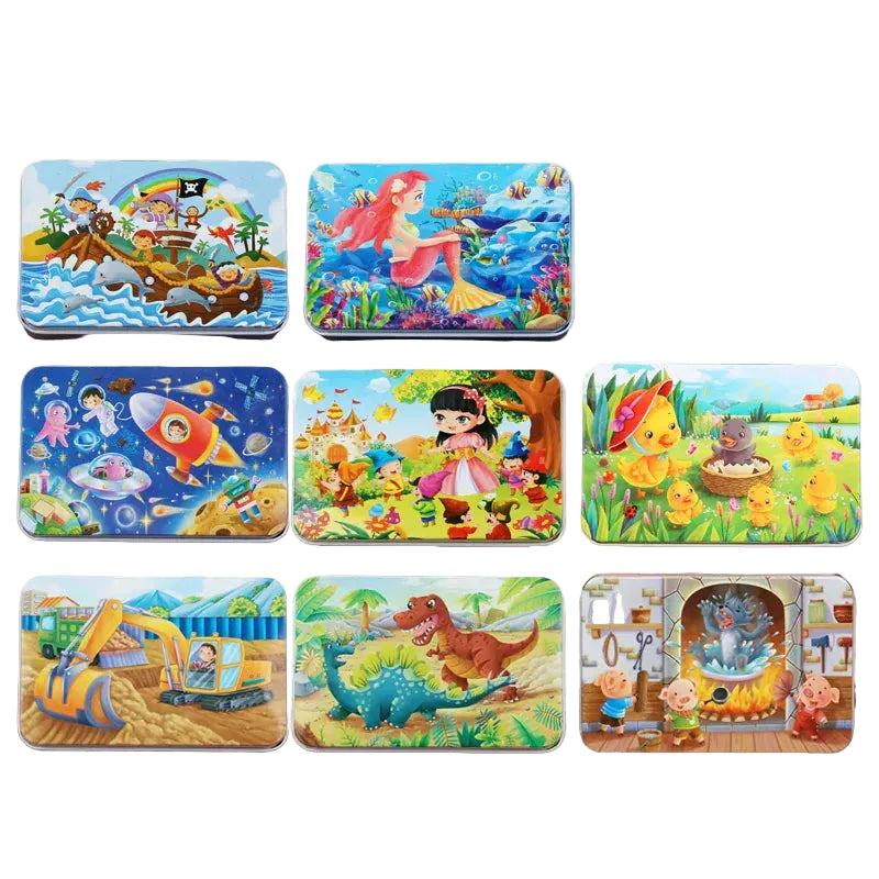 puzzle boite en metal different modèle I boutique1one Random 5pcs / CHINA