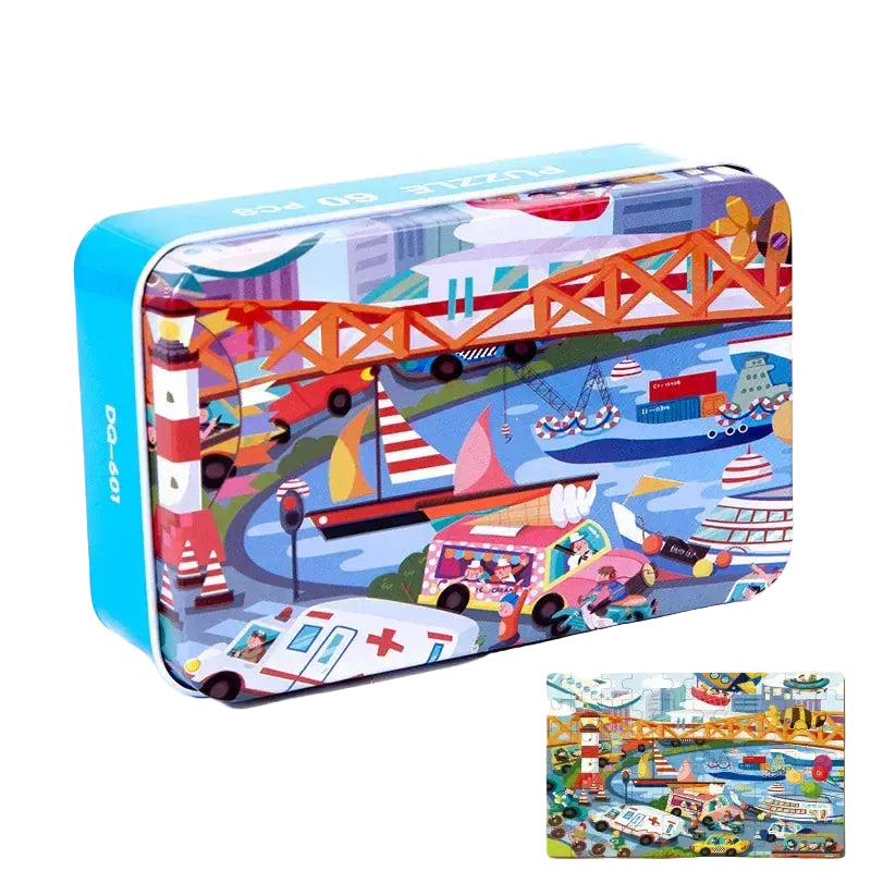 puzzle boite en métal I boutique1one style 1