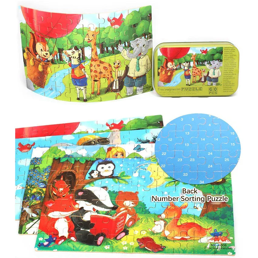 puzzle boite en metal varié I boutique1one