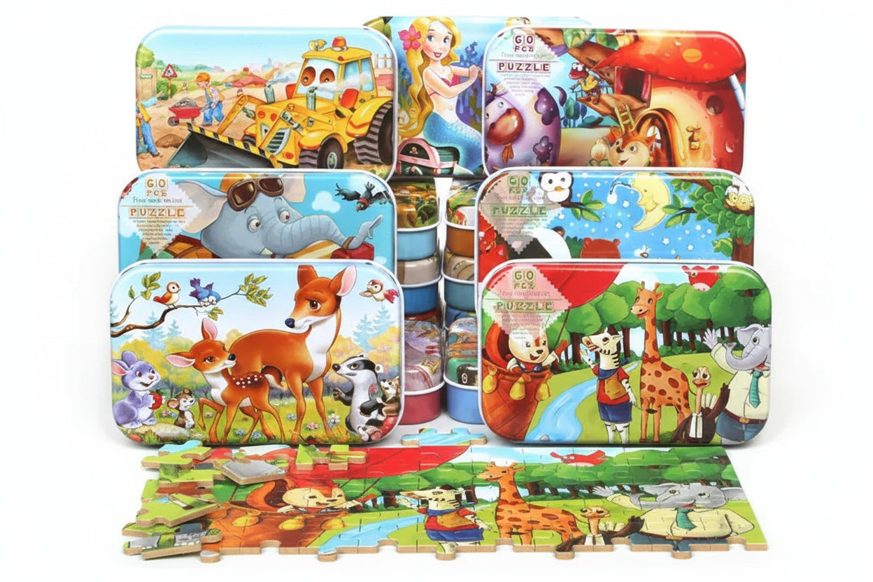 puzzle boite en metal varié I boutique1one