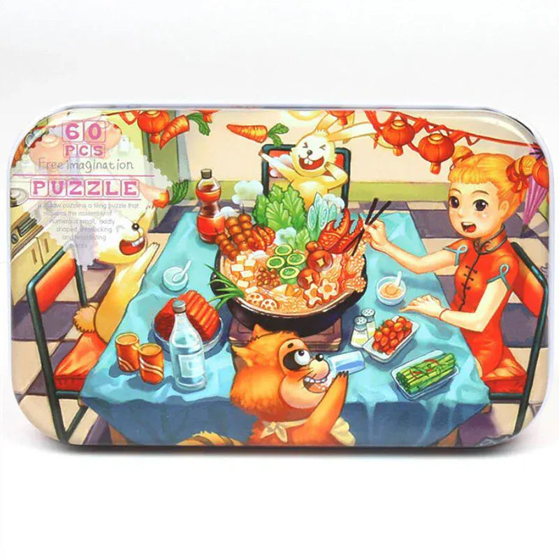 puzzle boite en metal varié I boutique1one ChiHuoGuo