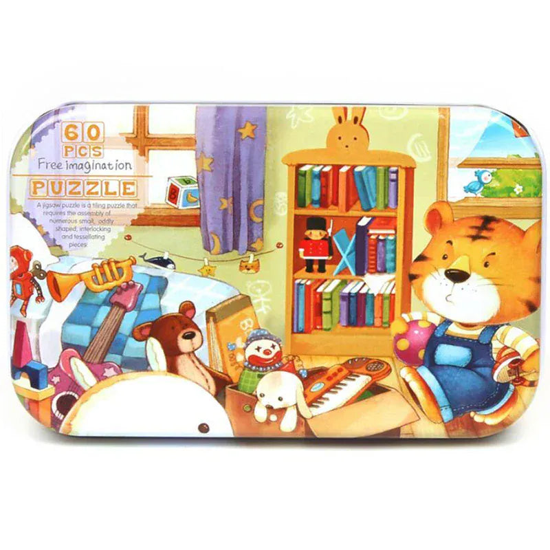 puzzle boite en metal varié I boutique1one LaoHuZhiJia