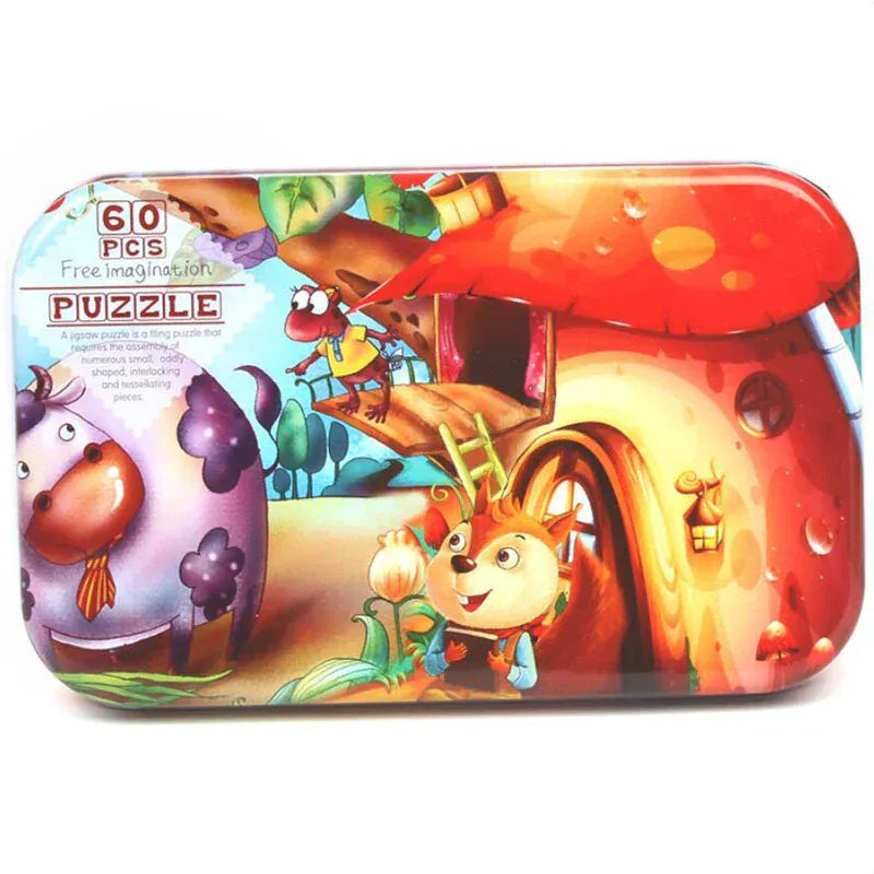 puzzle boite en metal varié I boutique1one NaiNiu-TuZi