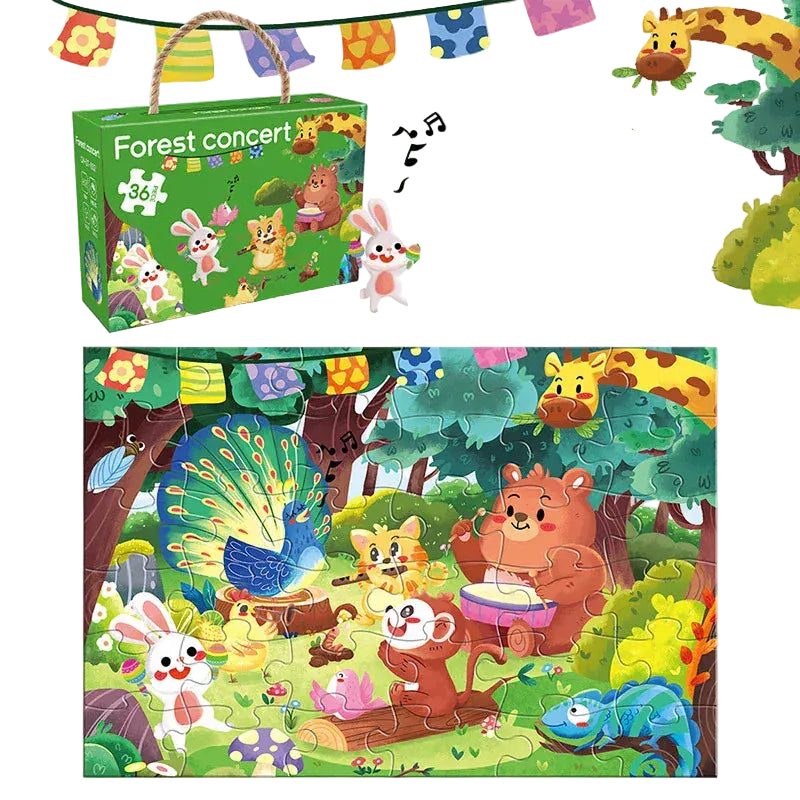 puzzle boite transportable 5 ans I boutique1one Forest Concerts