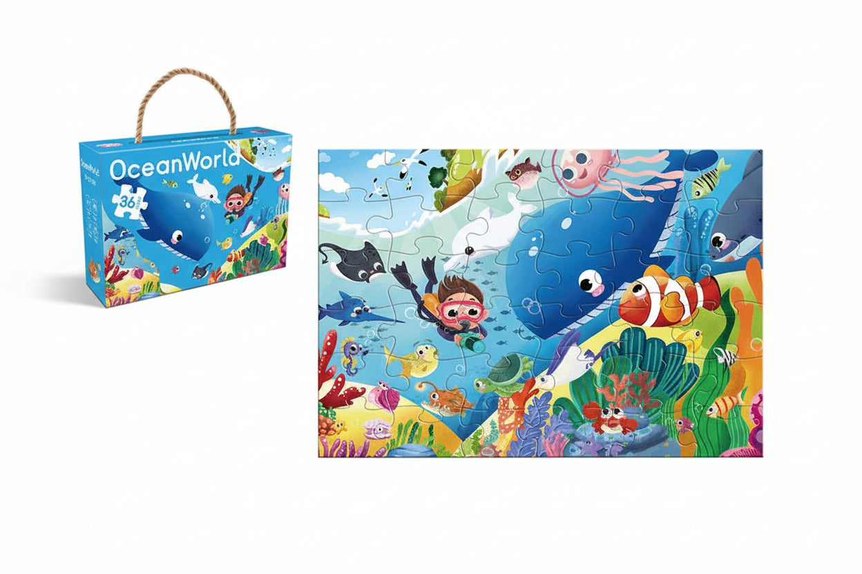 puzzle boite transportable 5 ans I boutique1one Oceans