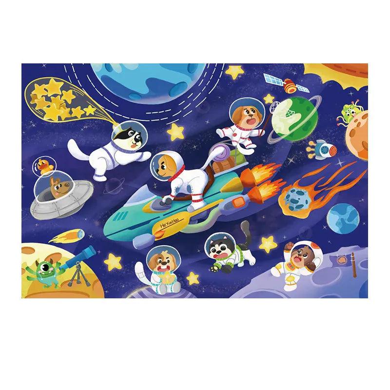 puzzle boite transportable 5 ans I boutique1one Space Adventures
