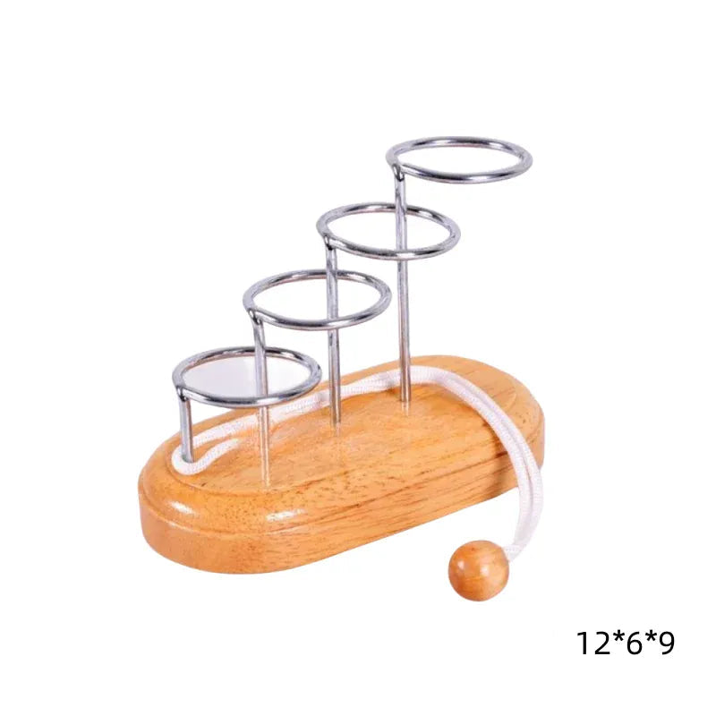 puzzle casse-tête en bois I boutique1one Rat trap ladder ring