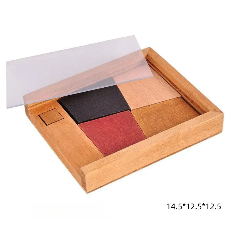 puzzle casse-tête en bois I boutique1one Tangram1
