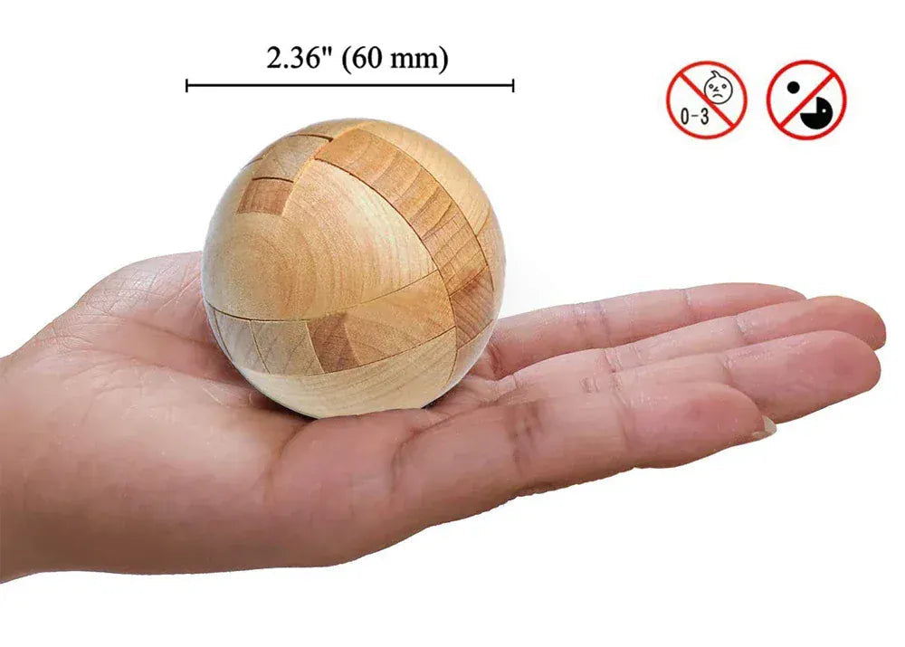 puzzle casse tete en bois tête I boutique1one Ball