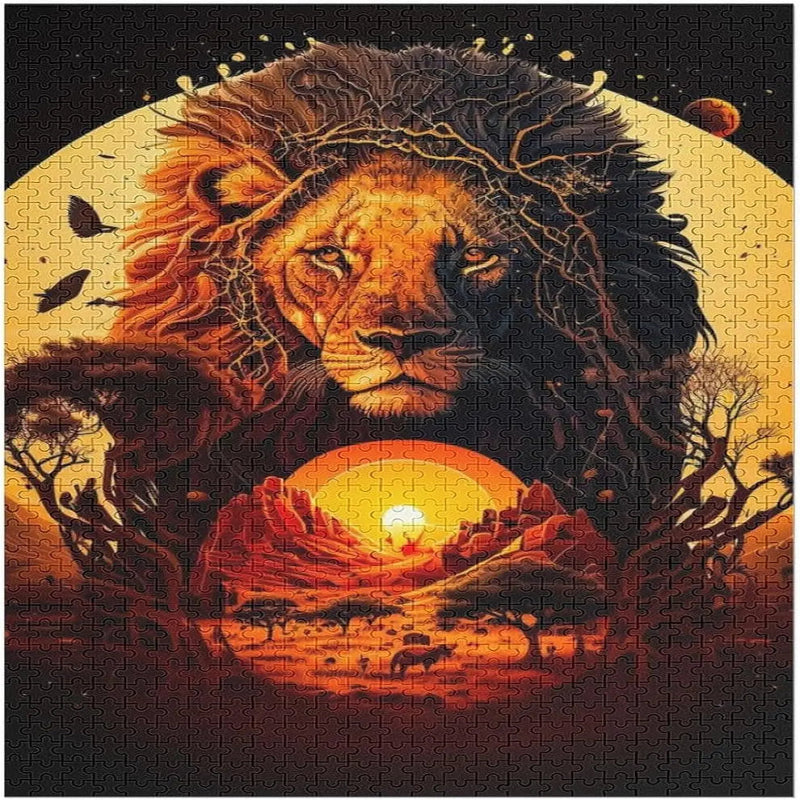 puzzle cerf des forets I boutique1one 75X50cm 1000pcs