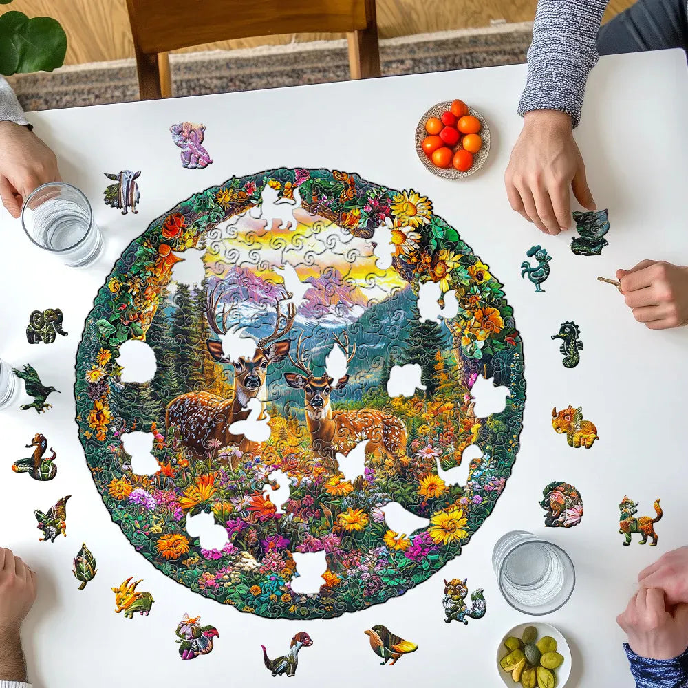 puzzle cerfs magnifiques I boutique1one
