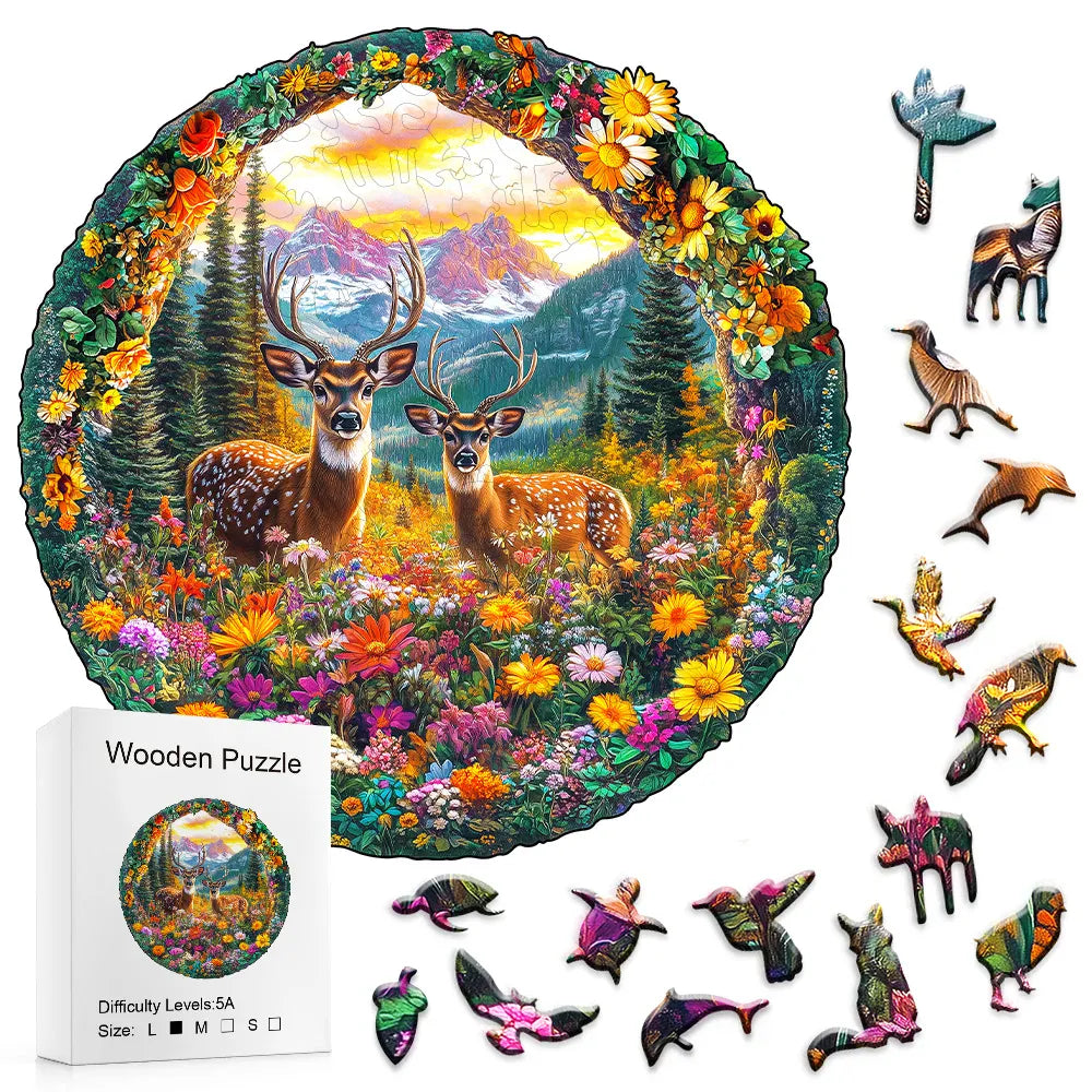 puzzle cerfs magnifiques I boutique1one