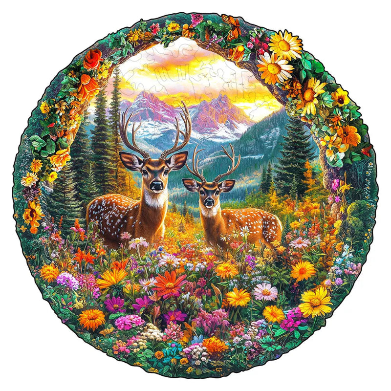 puzzle cerfs magnifiques I boutique1one