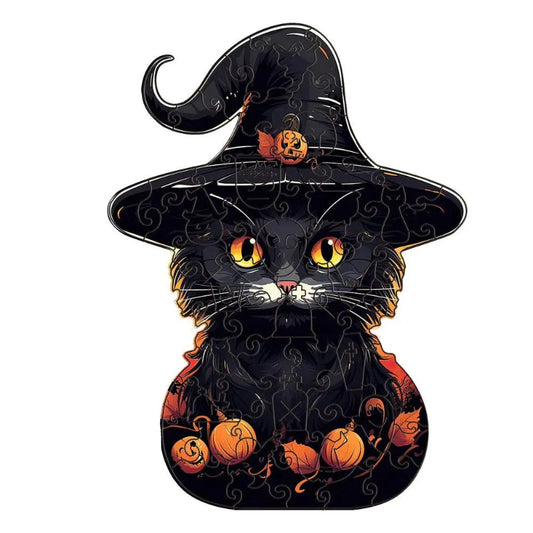 puzzle chat d'Halloween I boutique1one H337-A3