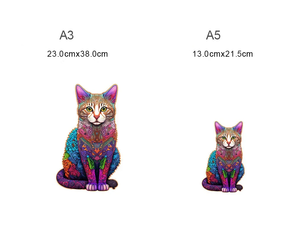 puzzle chat format de pièces originales I boutique1one