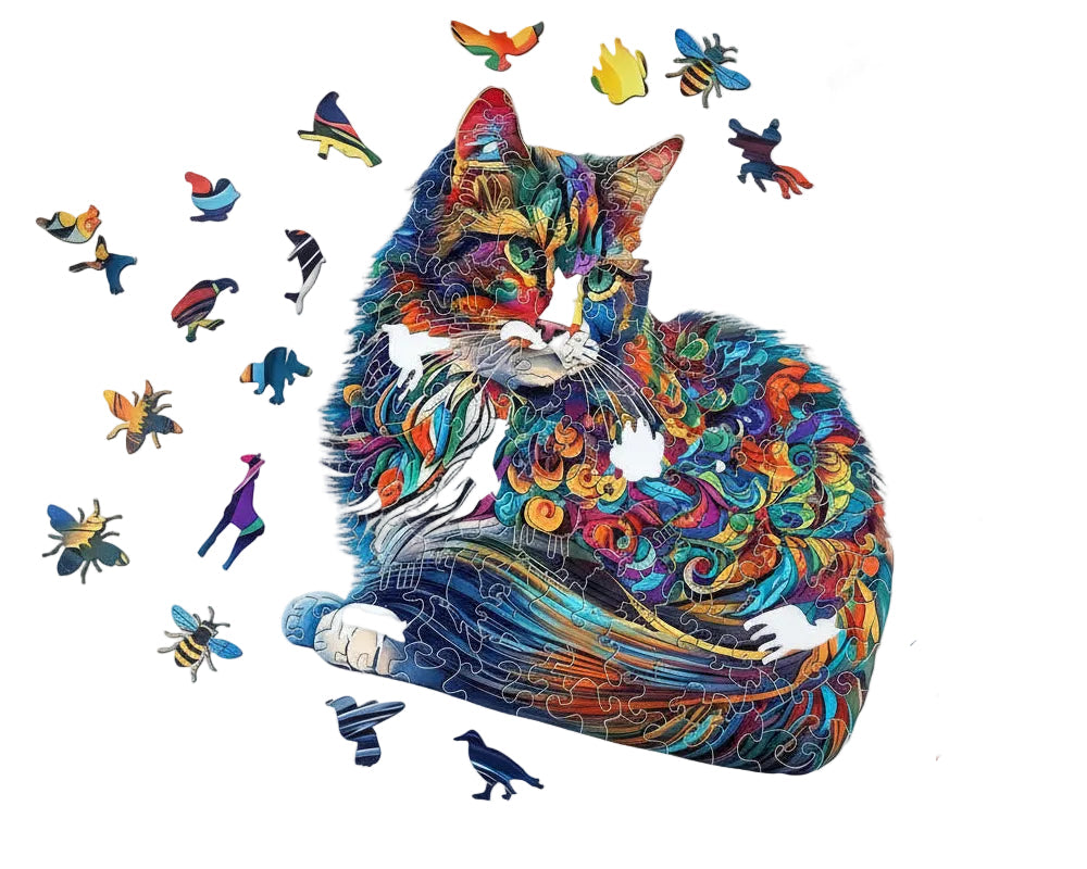 puzzle chats colorés I boutique1one