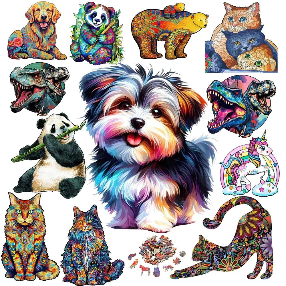 puzzle chien et animaux I boutique1one
