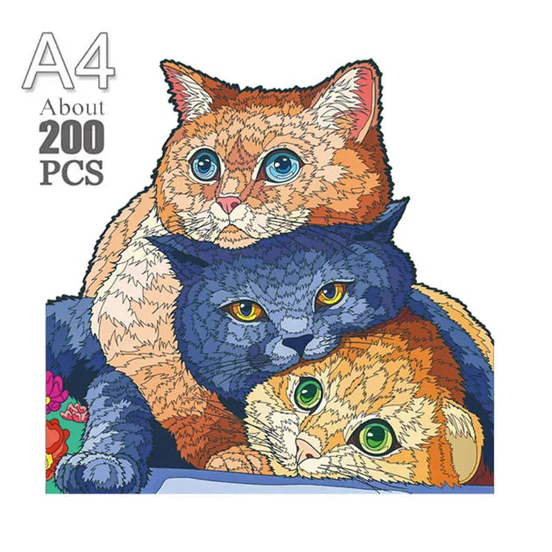 puzzle chien et animaux I boutique1one MAO-38-A4
