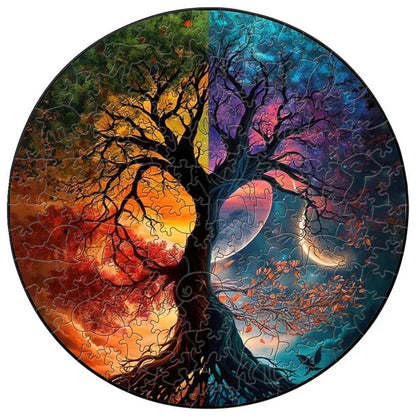 puzzle circulaire animaux et autres I Full Puzzle ARBRE ≈50 PCS