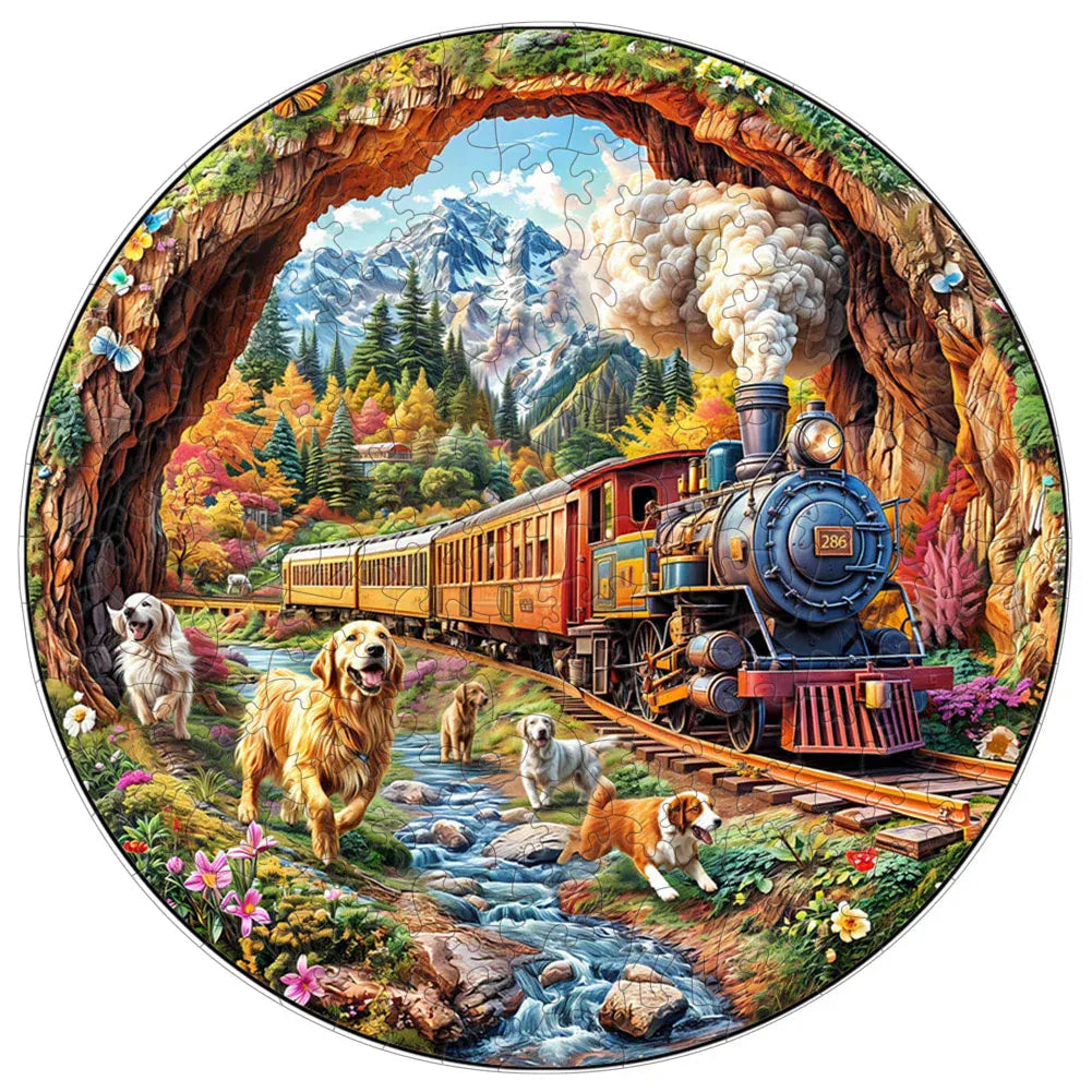 puzzle circulaire animaux et autres I boutique1one TT-YPAN-6201-A3