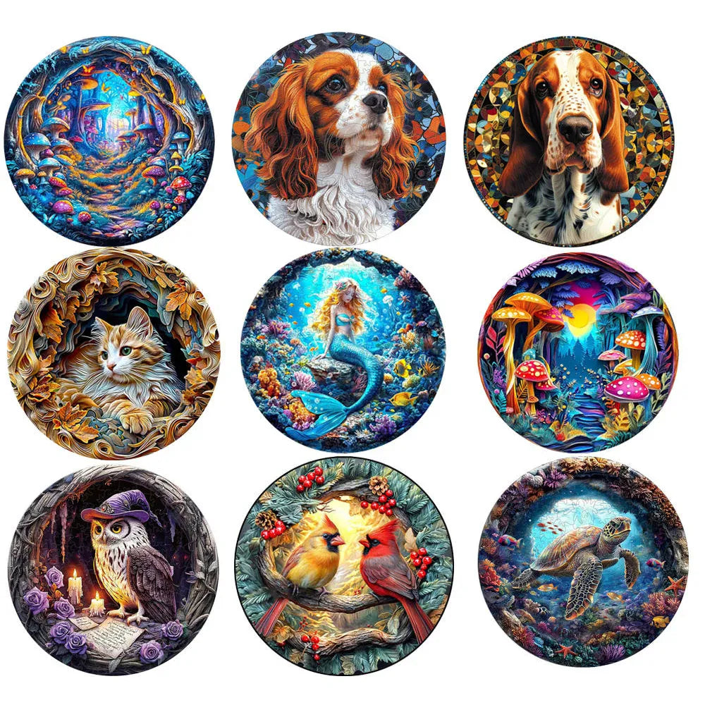 puzzle circulaire animaux I boutique1one