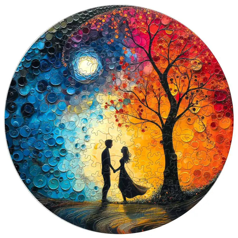 puzzle circulaire animaux I boutique1one TT-YPAN-6149-A3