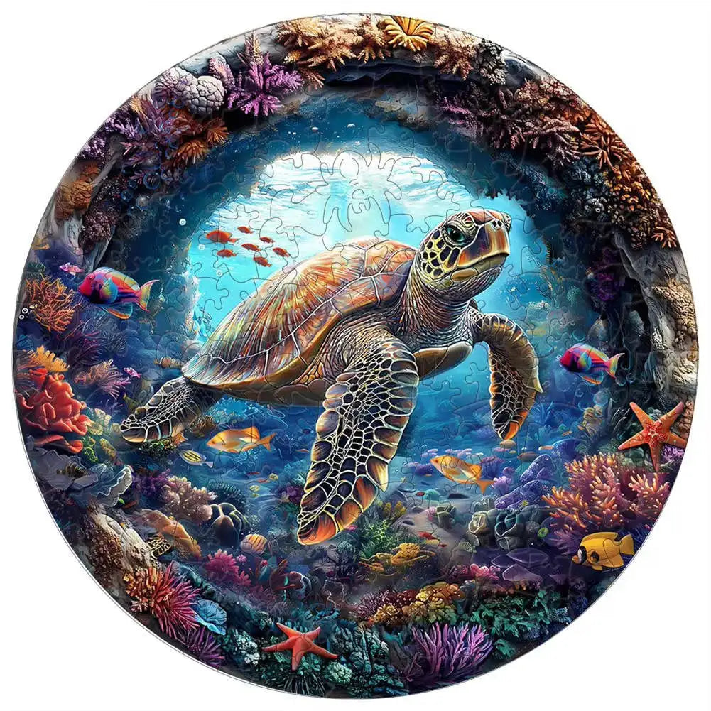 puzzle circulaire animaux I boutique1one TT-YPAN-6165-A3