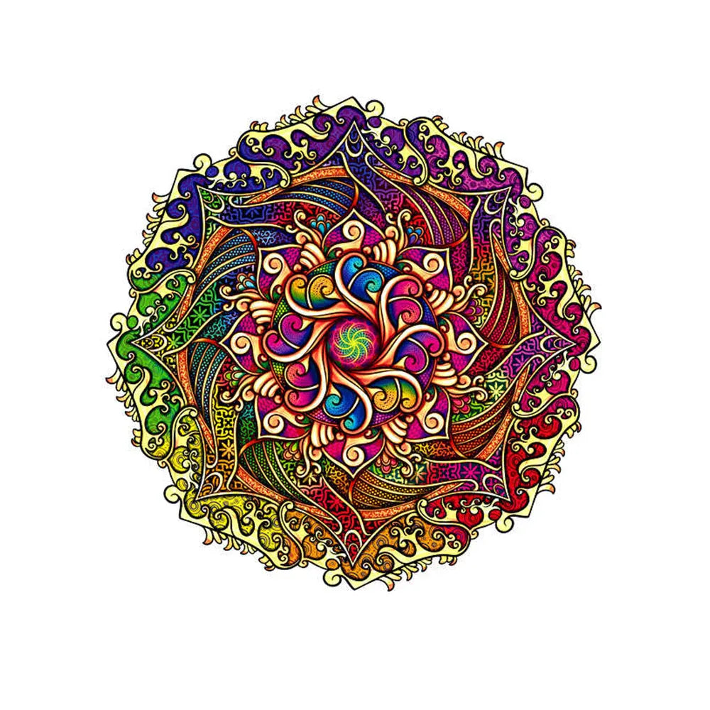 puzzle circulaire coloré mandala et autres I boutique1one