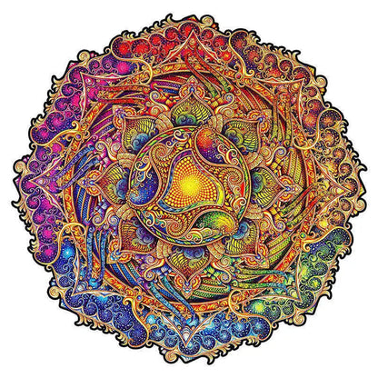 puzzle circulaire coloré mandala et autres I Full Puzzle MANDALA 2 ≈200 PCS