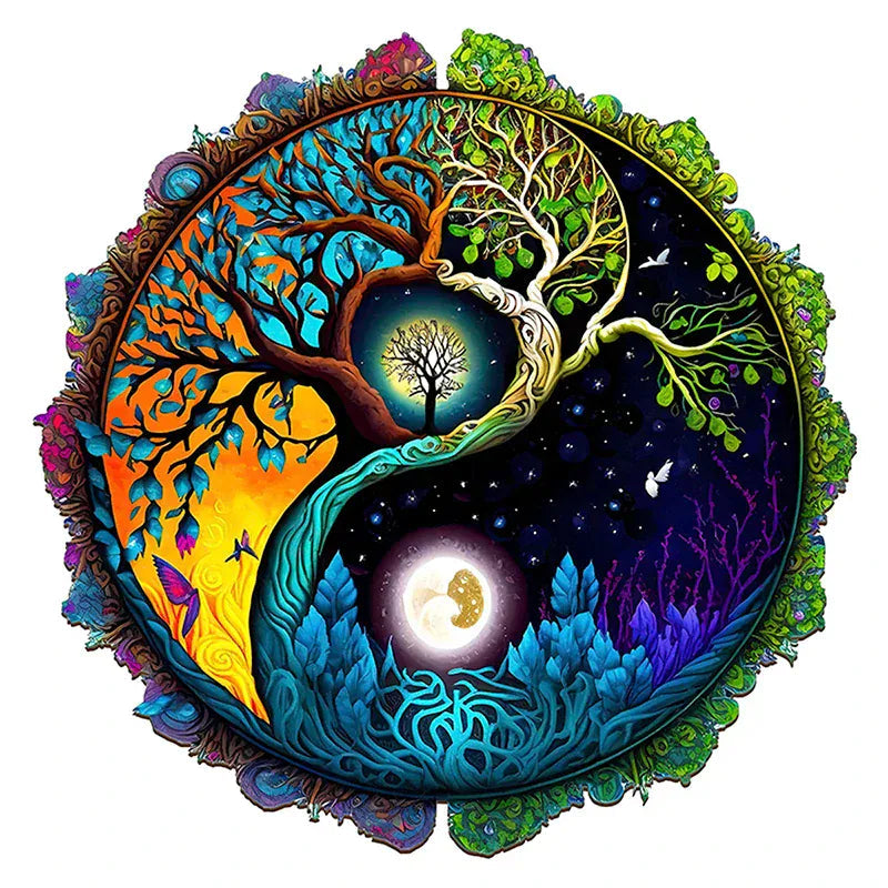 puzzle circulaire coloré mandala et autres I boutique1one YPAN-201-A5