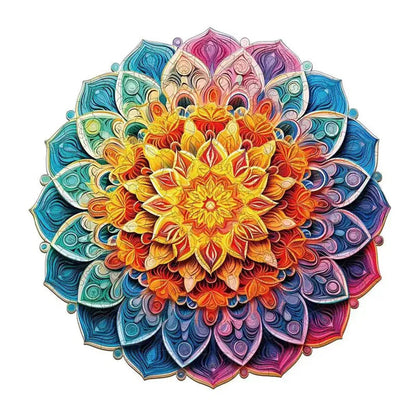 puzzle circulaire coloré mandala et autres I Full Puzzle MANDALA ≈300 PCS
