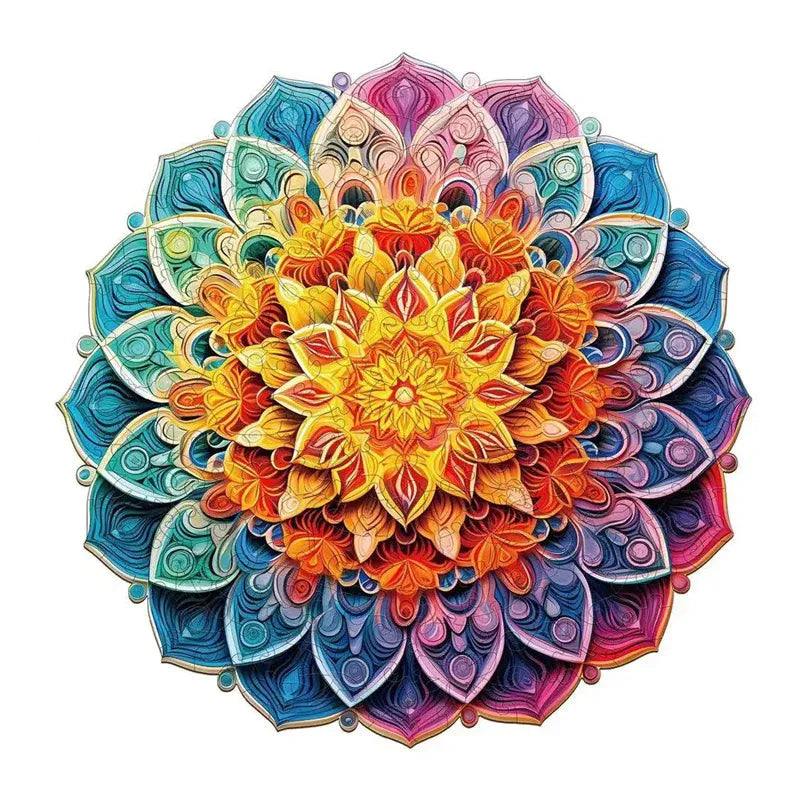 puzzle circulaire coloré mandala et autres I boutique1one YPAN-225-A4