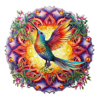 puzzle circulaire coloré mandala et autres I Full Puzzle COLIBRI ≈300 PCS
