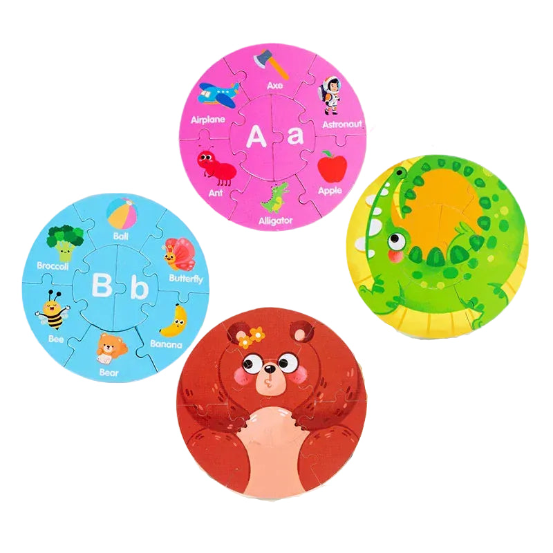 puzzle circulaire en anglais I boutique1one Colorful