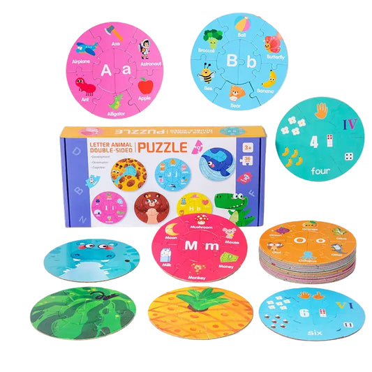 puzzle circulaire en anglais I boutique1one Colorful