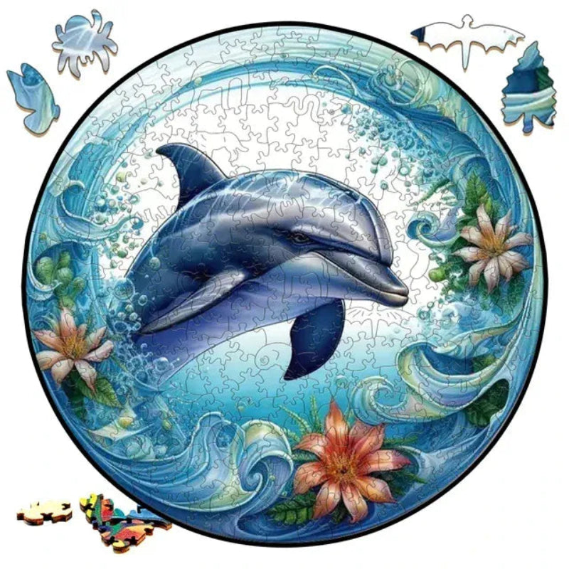 puzzle circulaire paysage animaux et autres I boutique1one TT-YPAN-4181-A3