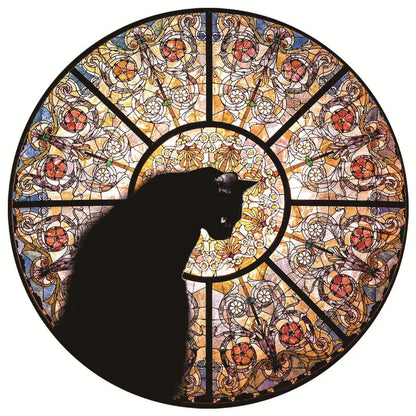 puzzle circulaire paysage animaux et autres I Full Puzzle CHAT NOIR-50 PCS