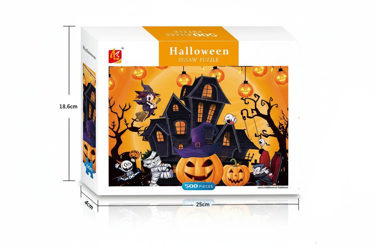puzzle citrouille d'halloween I boutique1one Pumpkin Castle