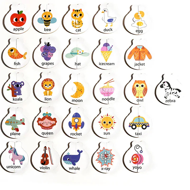 puzzle coccinelle alphabet enfant I boutique1one Ladybug Puzzle