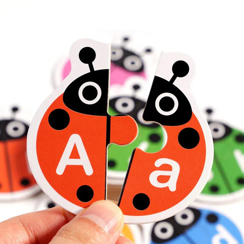 puzzle coccinelle alphabet enfant I boutique1one Ladybug Puzzle