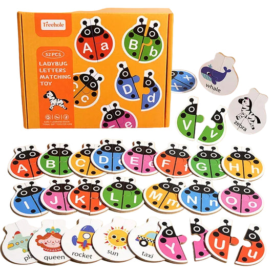 puzzle coccinelle alphabet enfant I boutique1one Ladybug Puzzle